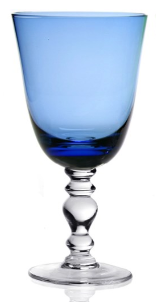 William Yeoward Fanny Blue Goblet 12 oz.
